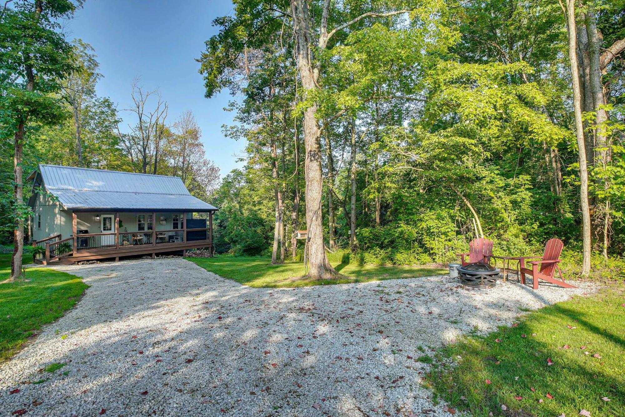 Idyllic Cabin In The Heart Of Hocking Hills Rockbridge Dış mekan fotoğraf