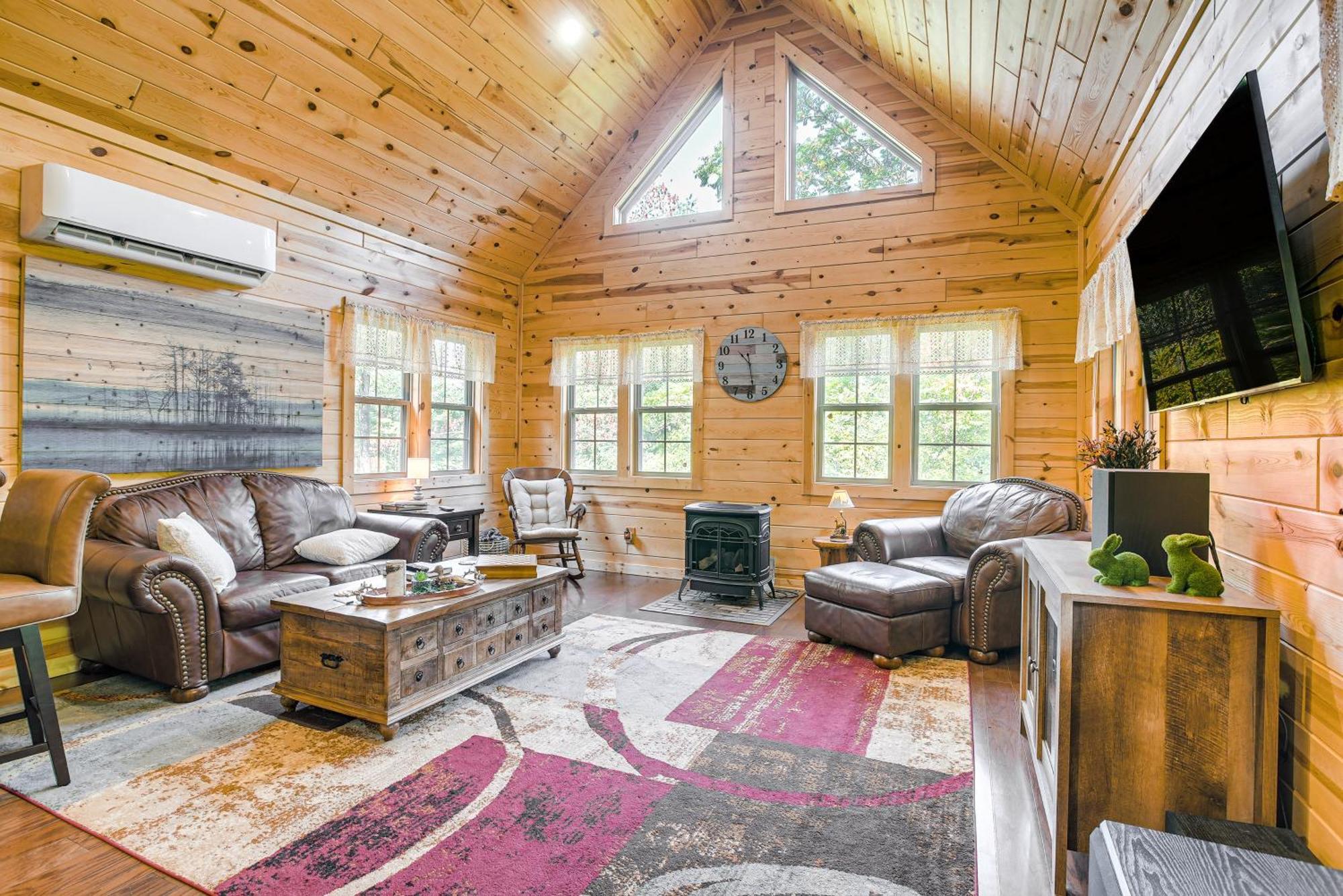 Idyllic Cabin In The Heart Of Hocking Hills Rockbridge Dış mekan fotoğraf